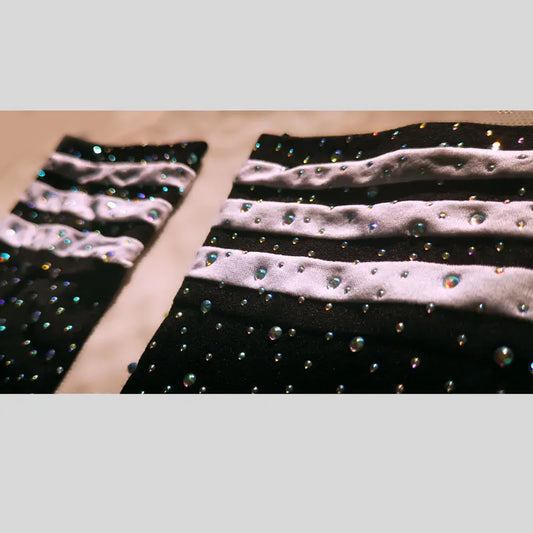 Sexy Rhinestone Lingeri Long Sock Women Long Sock Thigh High Over The