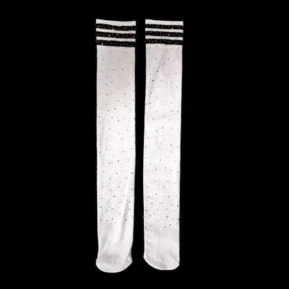 Sexy Rhinestone Lingeri Long Sock Women  Long Sock Thigh High Over The
