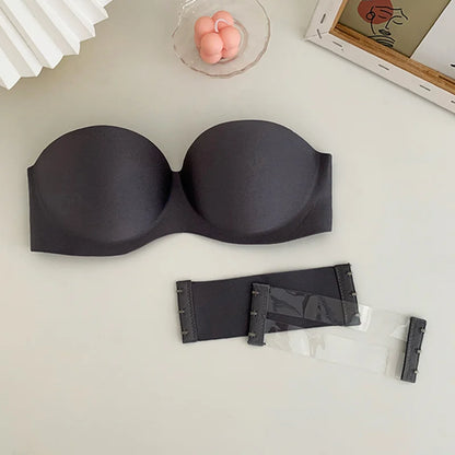 FINETOO Sexy Strapless Bras Women Wireless Bralette Soft Female