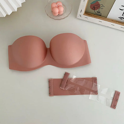 FINETOO Sexy Strapless Bras Women Wireless Bralette Soft Female